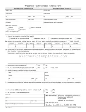 Fill Out Your Wisconsin P 626 Template